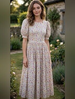 Vintage LAURA ASHLEY Floral Dress